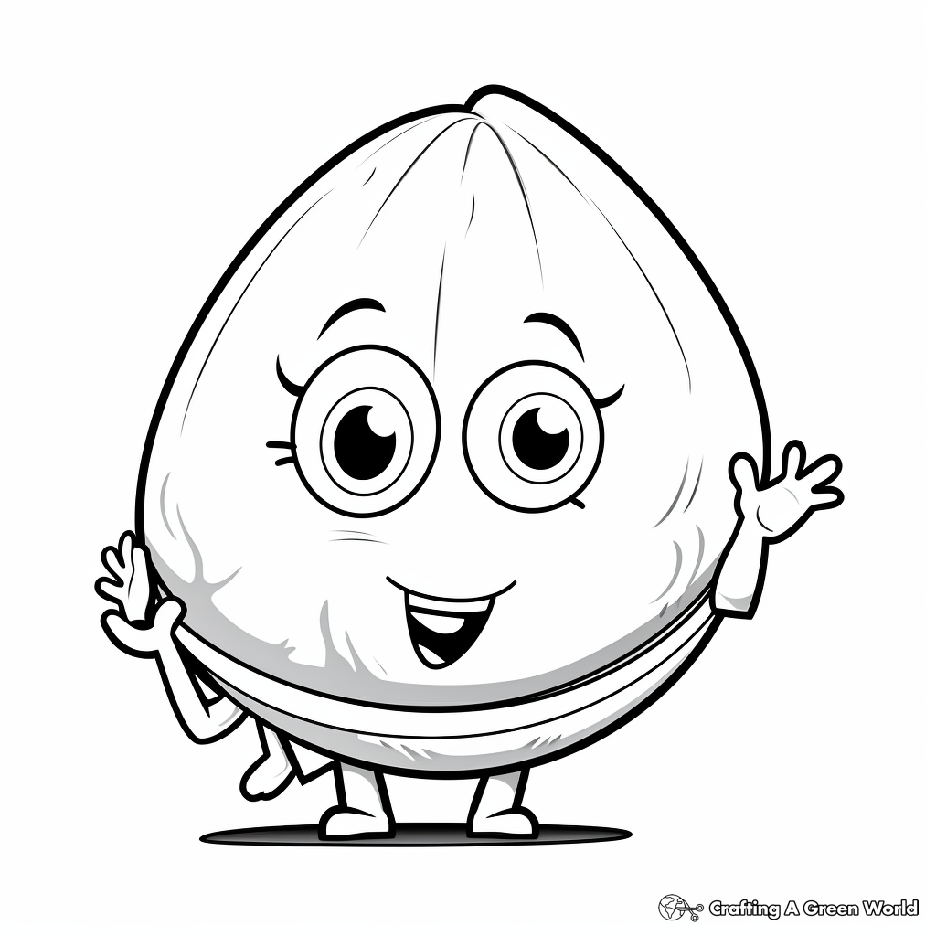 Peas coloring pages