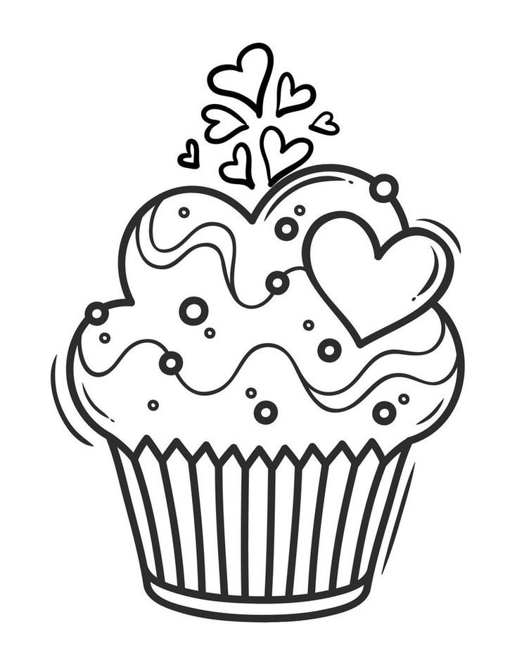 Sweets coloring pages for kids sweets printable instant download