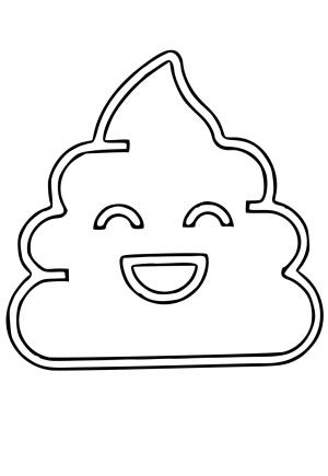 Free printable poop coloring pages for adults and kids