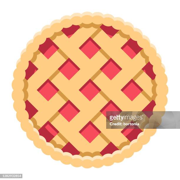 Pie icon on transparent background high