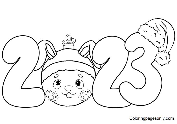 Christmas coloring pages