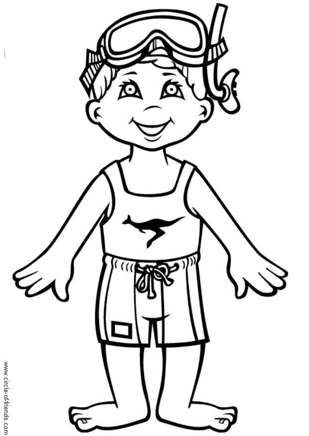 Swim coloring pages make a splash with fun and creative designs