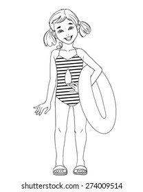 Swimming coloring pages images stock photos d objects vectors