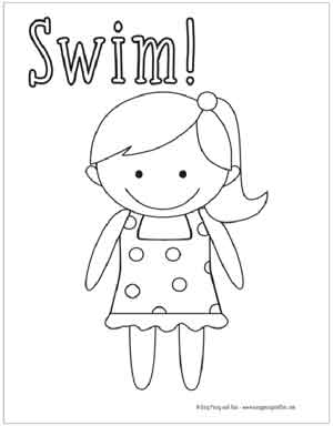 Summer coloring pages free printable