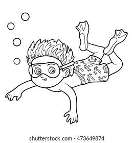 Swimming coloring pages images stock photos d objects vectors