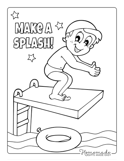 Free summer coloring pages for kids adults