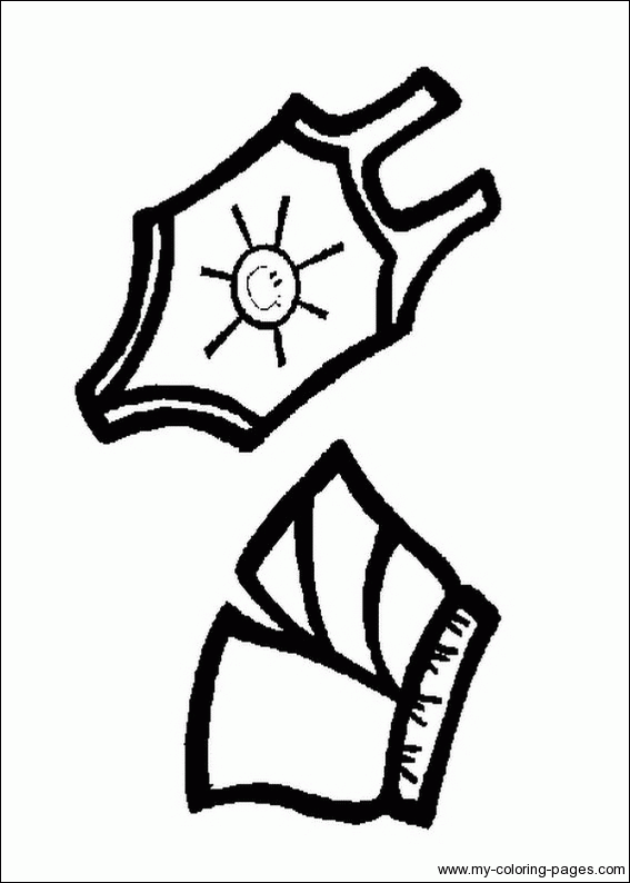 Bathing suits template summer colors coloring pages arts and crafts