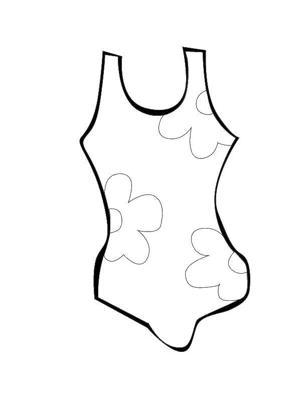 Online coloring pages swimsuit coloring swimsuit colors clothing