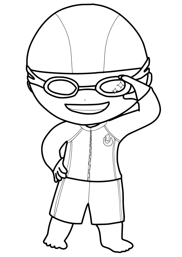 Boy swimsuits drawing for coloring page free printable nurieworld