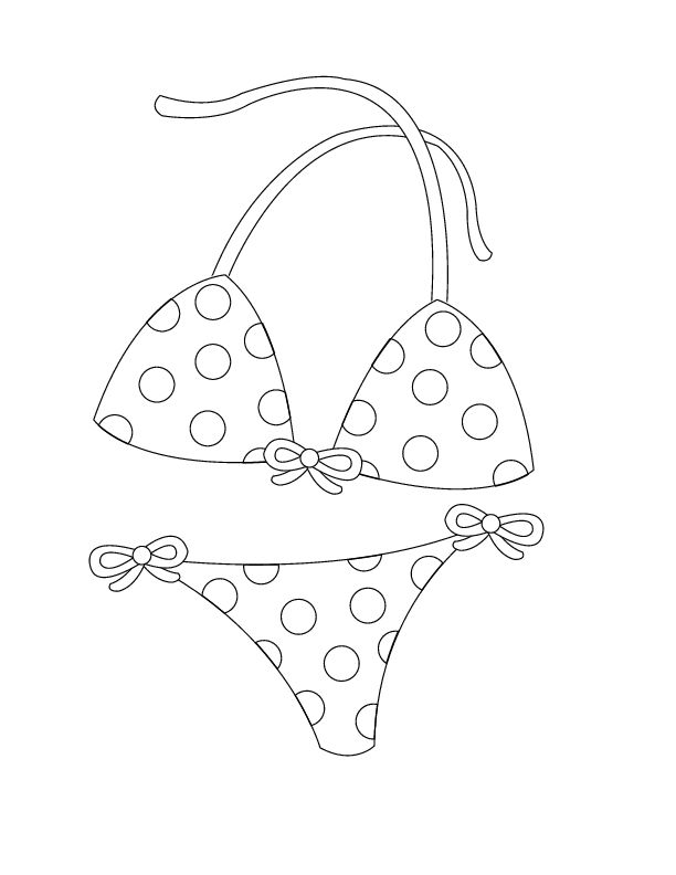 Swim suit printable coloring in pages for kids coloring pages pattern coloring pages coloring pages for kids