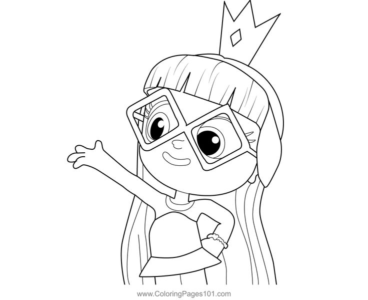 Swimsuit grizelda true and the rainbow kingdom coloring page coloring pages printable coloring pages coloring pages for kids