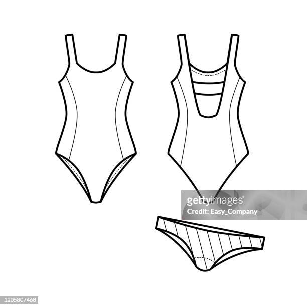 Swimming costume stock photos high