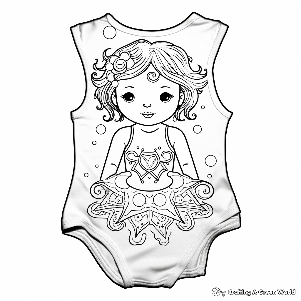 Leotard coloring pages