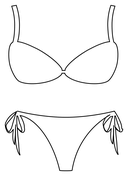 Bikini emoji coloring page free printable coloring pages