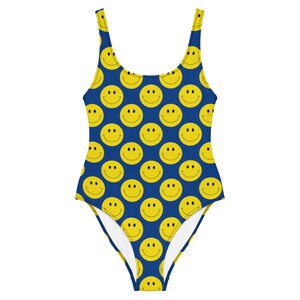 Smiley face swimsuit