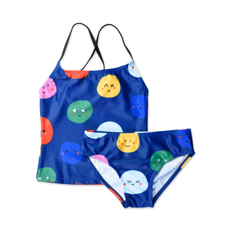 Minti happy dots tankini set