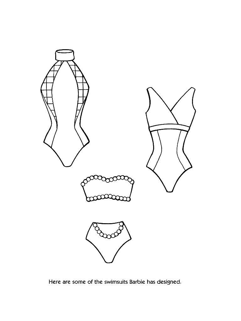 Online coloring pages coloring swimwear coloring