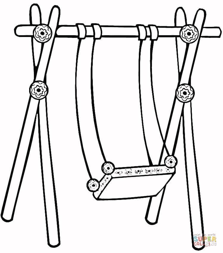Swing for kids coloring page free printable coloring pages coloring for kids kid coloring page coloring pages