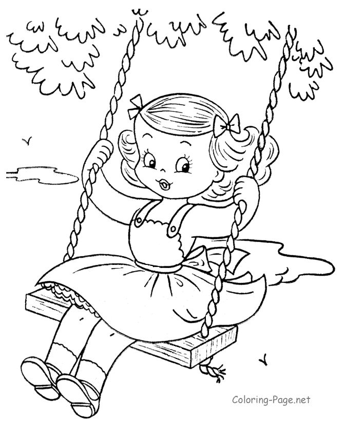 Summer coloring page