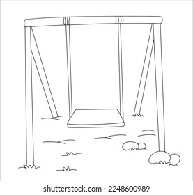 Swings coloring pages images stock photos d objects vectors