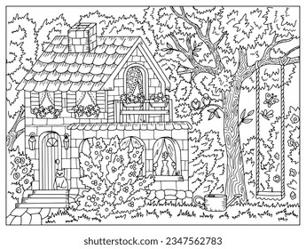 Swings coloring pages images stock photos d objects vectors