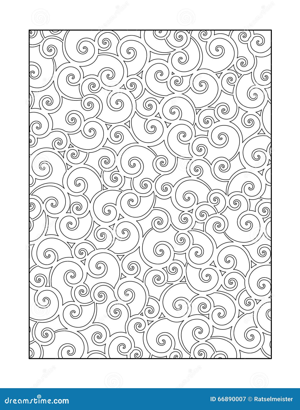 Coloring page swirls stock illustrations â coloring page swirls stock illustrations vectors clipart