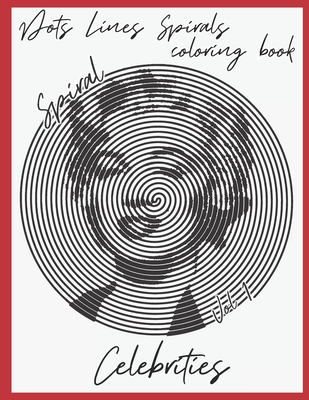 Dot lines spiral coloring book