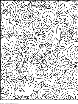 Notebook doodles color swirl coloring activity book design originals curly swirly designs beginner