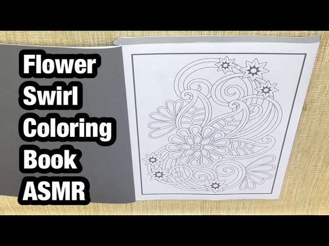 Flower swirl coloring book asr part no talking