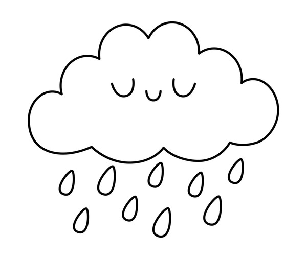 Thousand clouds coloring pages royalty