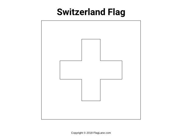 Free printable switzerland flag coloring page download it at httpsflaglanecoloring