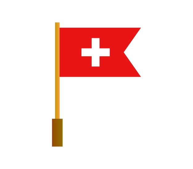 Premium vector swiss flag