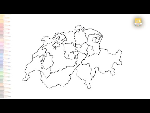 Switzerland ap outline ap drawing tutorials how to draw switzerland ap step by step