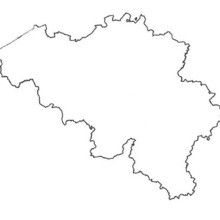 Explore the beauty of belgium with this map coloring page