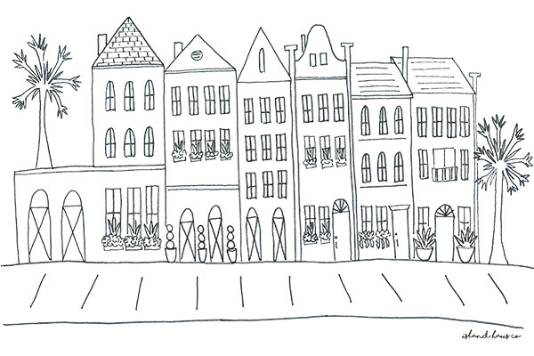 Charleston sc coloring pages