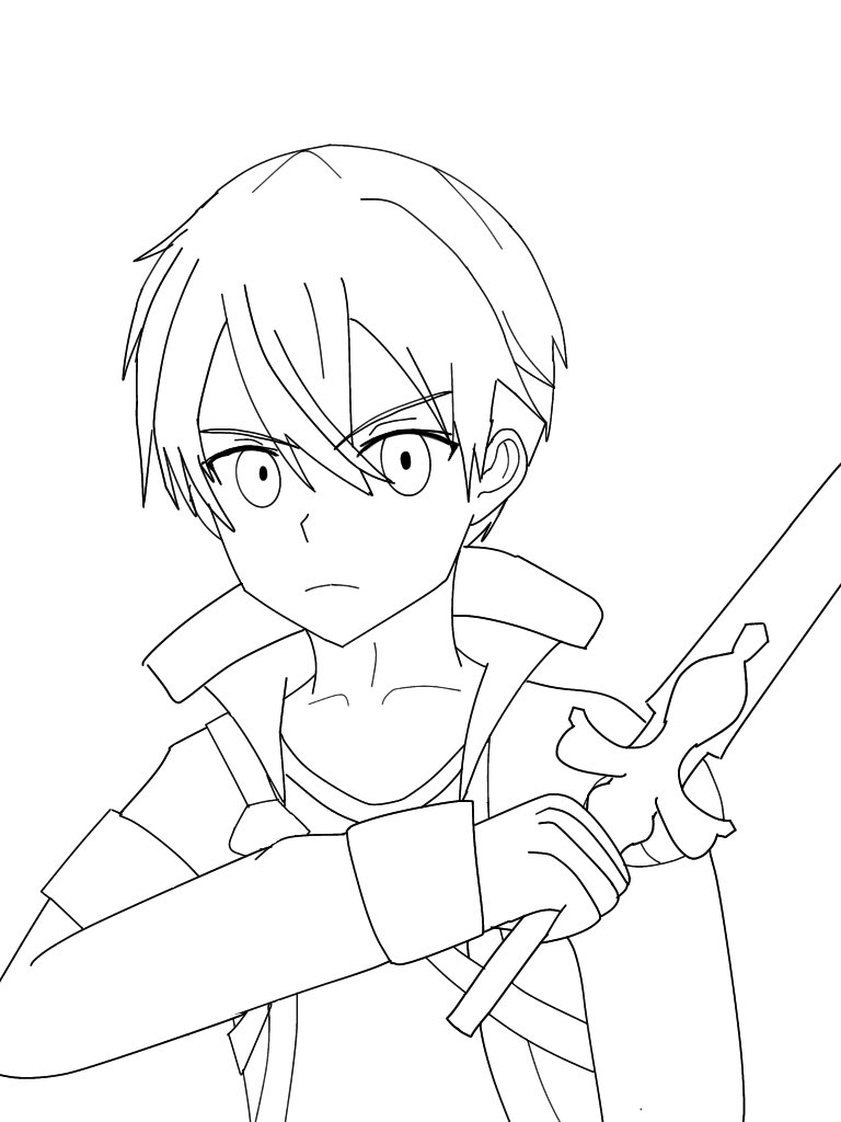 Futuresoldier on x ill color it soon sao swordartonline anime kirito saofanart saoanime httpstcodosink x