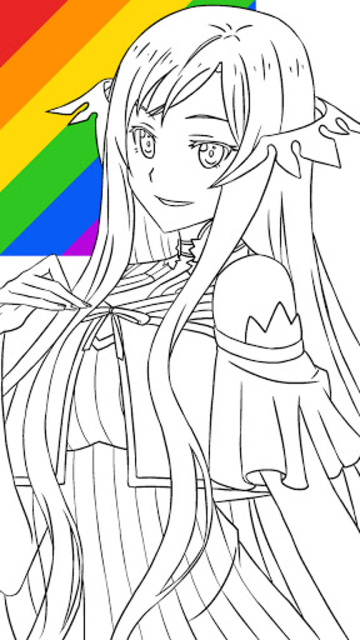 About sword art online coloring book google play version