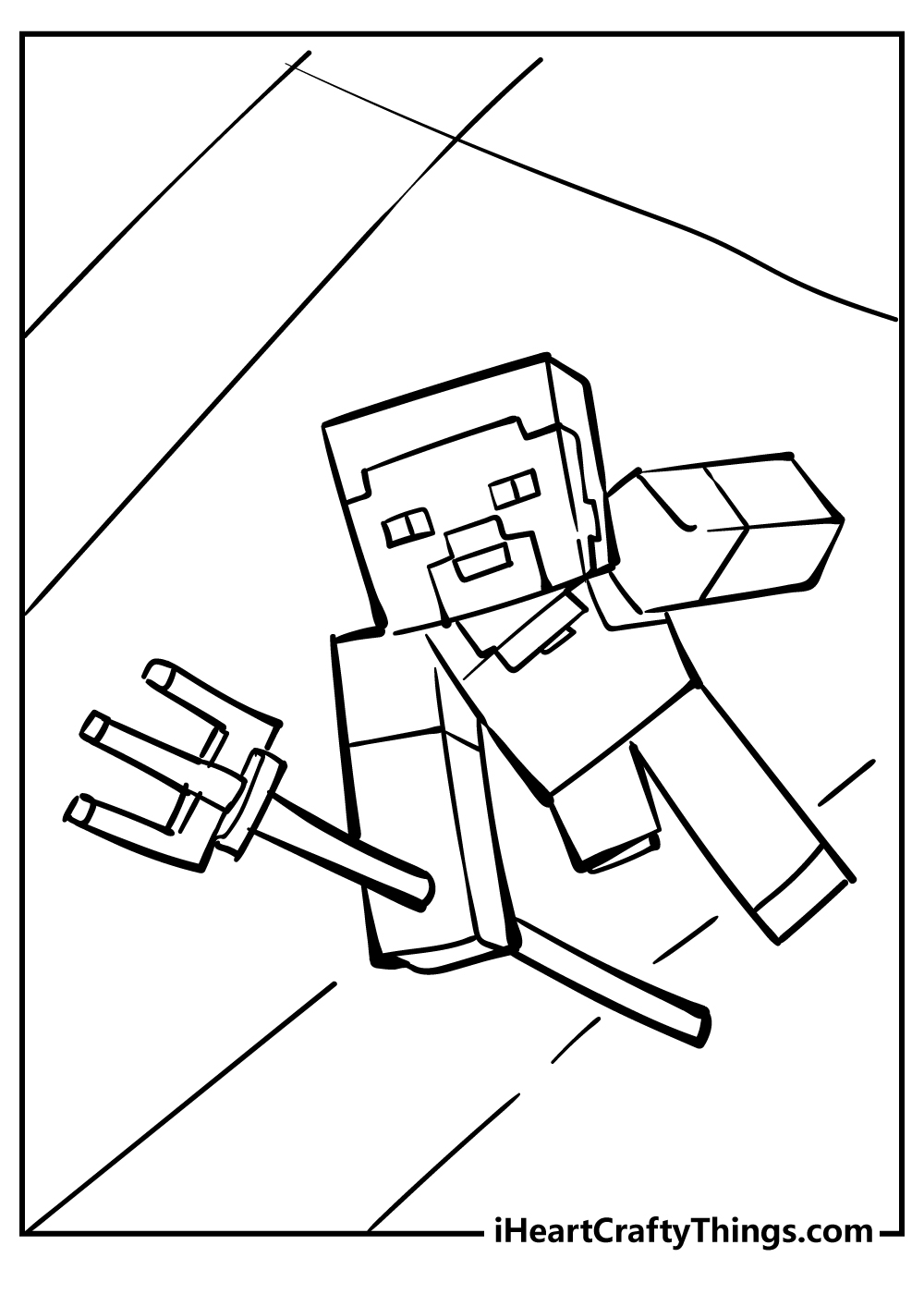 Minecraft coloring pages free printables