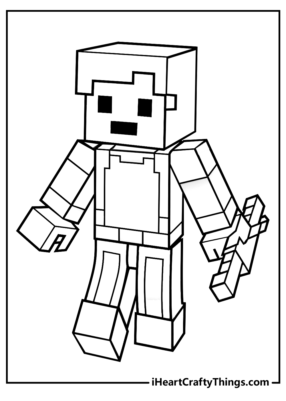 Minecraft coloring pages free printables