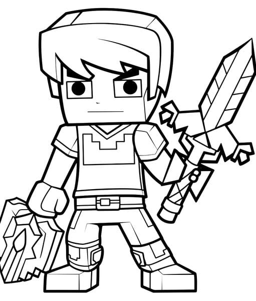 Free printable minecraft coloring pages list