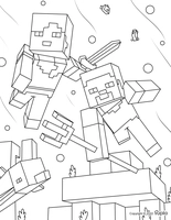 Ðï printable minecraft coloring pages for free