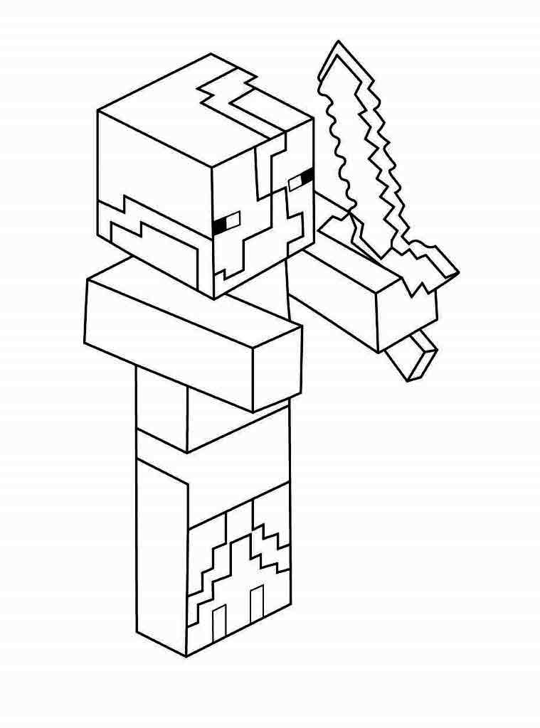 Free and fun minecraft coloring pages for everyone