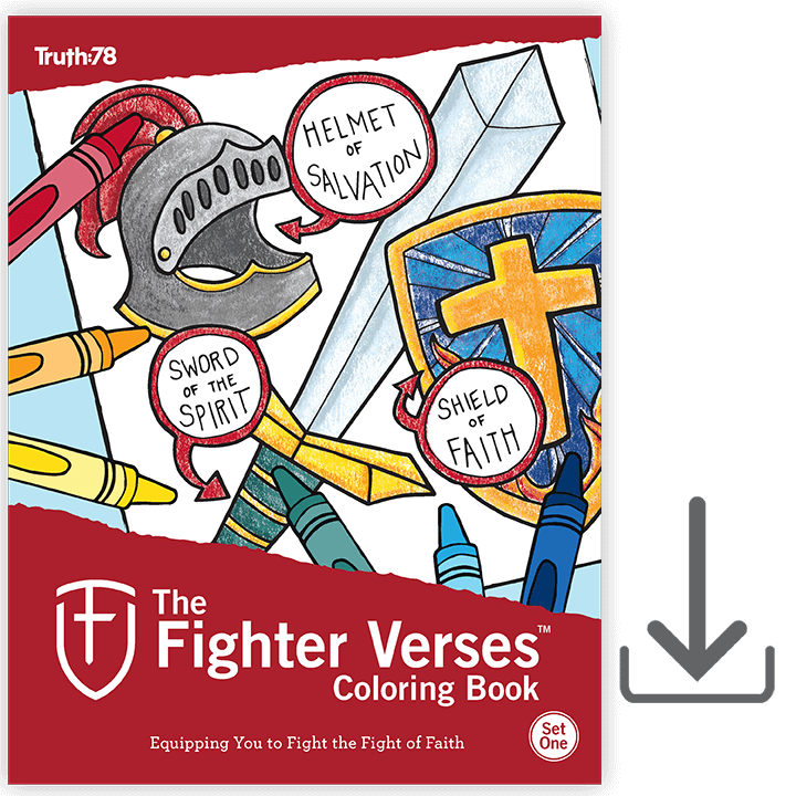 The fighter verses coloring book set â