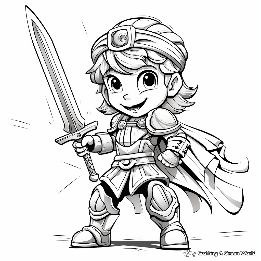 Armor of god coloring pages