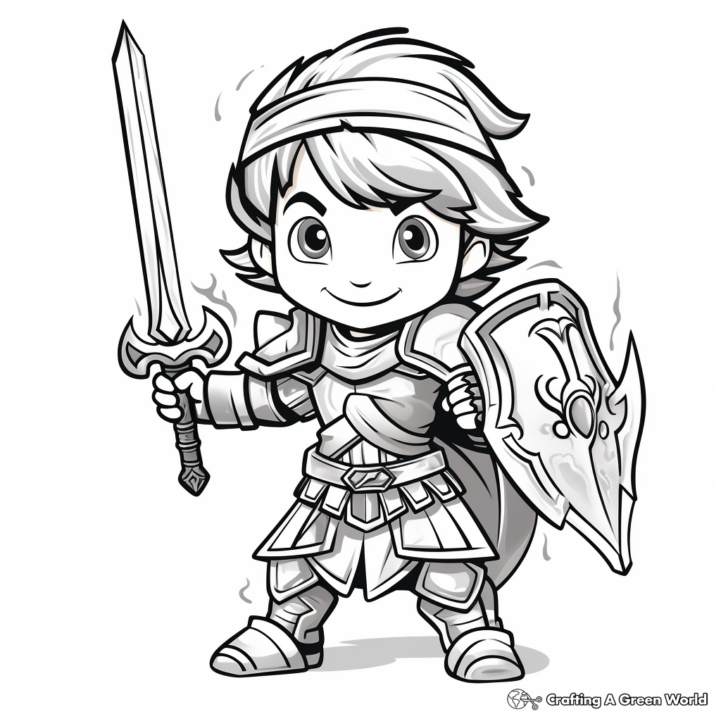 Armor of god coloring pages