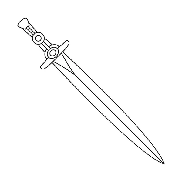 Sword coloring page vector images