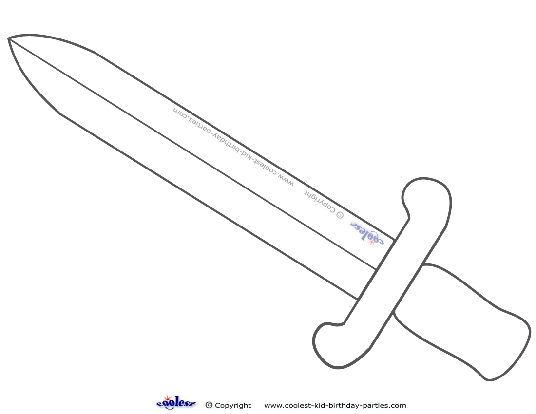 Printable sword