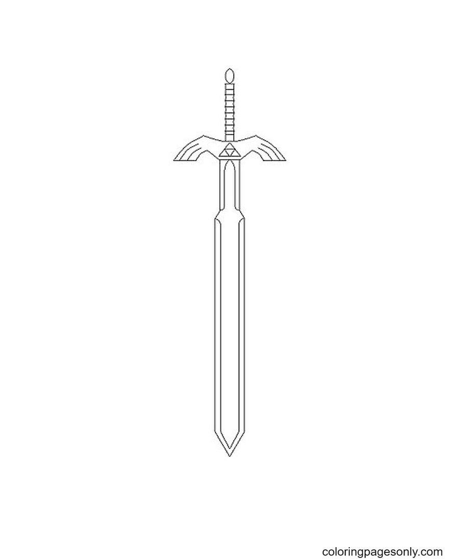 Sword coloring pages