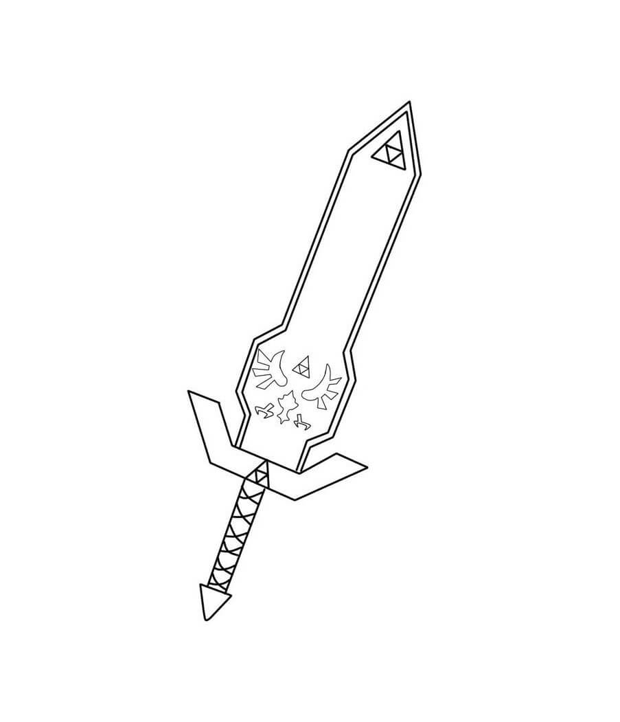 Sword coloring pages