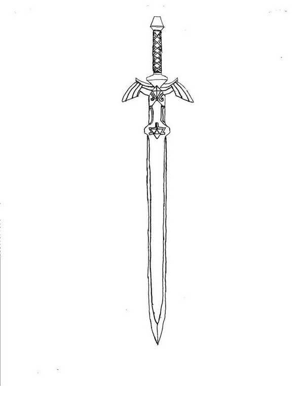 Sword coloring pages